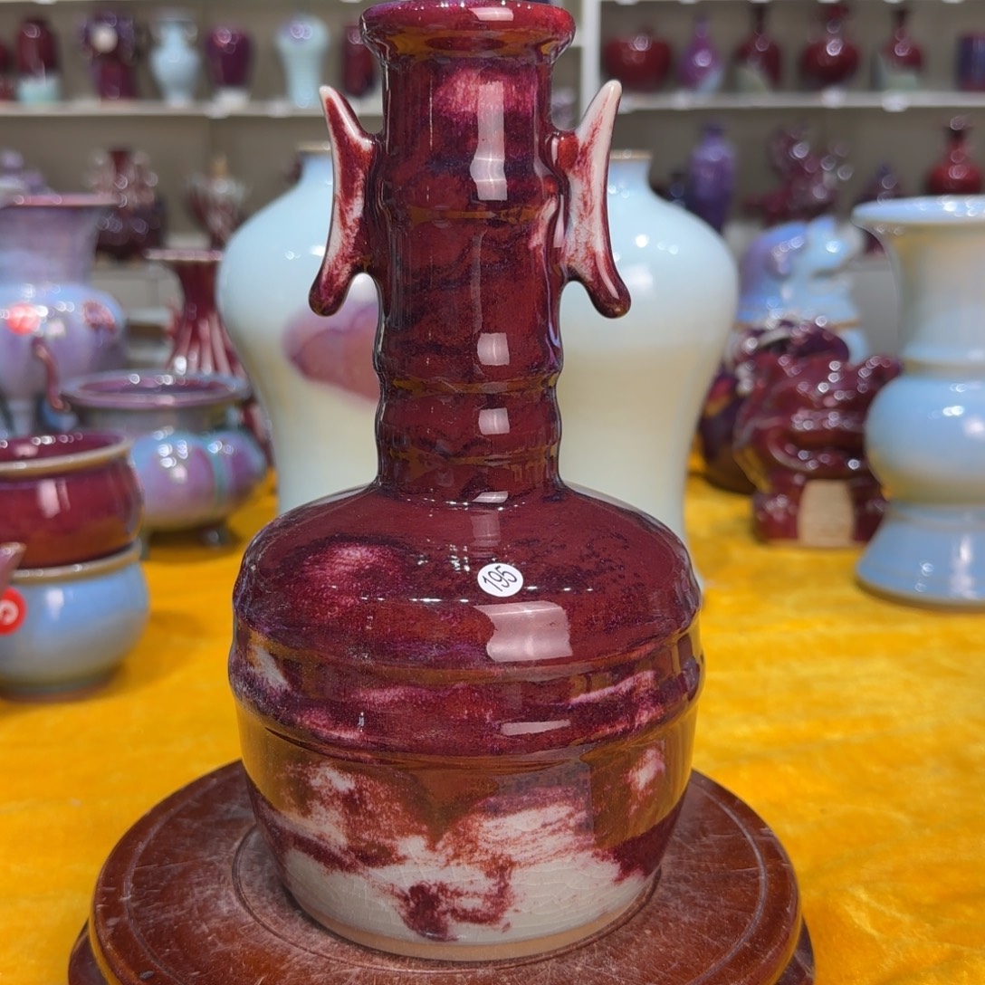 摆件陶郑家钧窑摆件