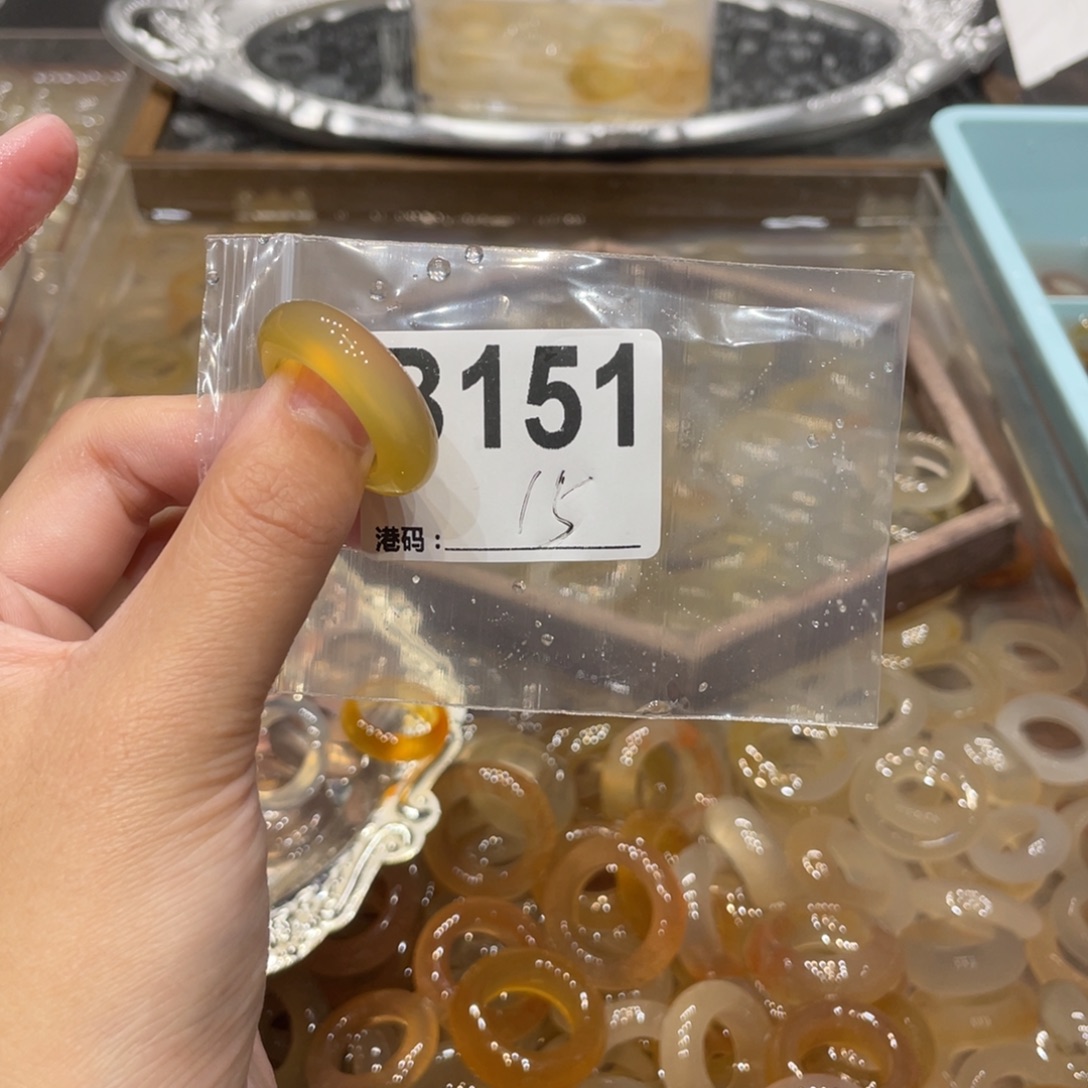 玛瑙/玉髓未镶嵌戒指151