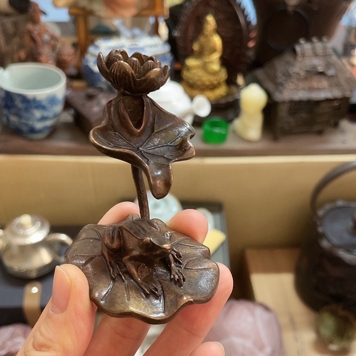 铜中古工艺品摆件