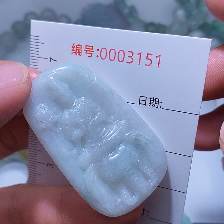 翡翠颈饰未镶嵌一