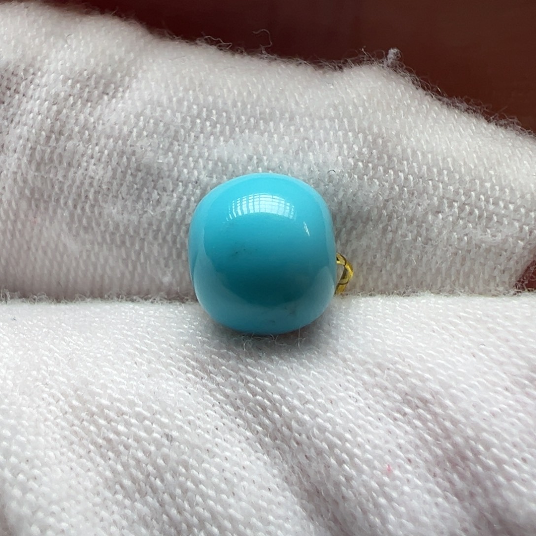 绿松石未镶嵌配饰7.4*6.7mm