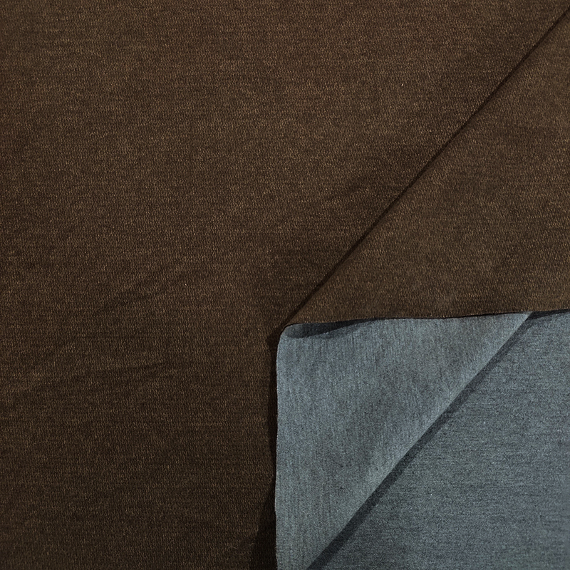 星雨斜纹咖啡色秋冬高档醋酸羊毛裤子布料保暖弹力裤子服装厚面料