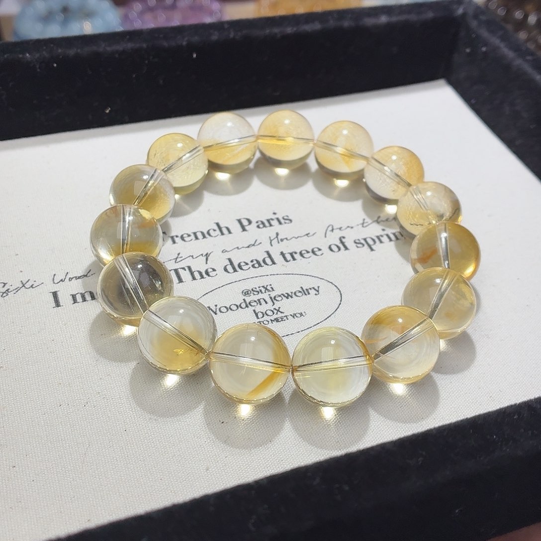 ~***~水晶手串未镶嵌天然水晶16-19