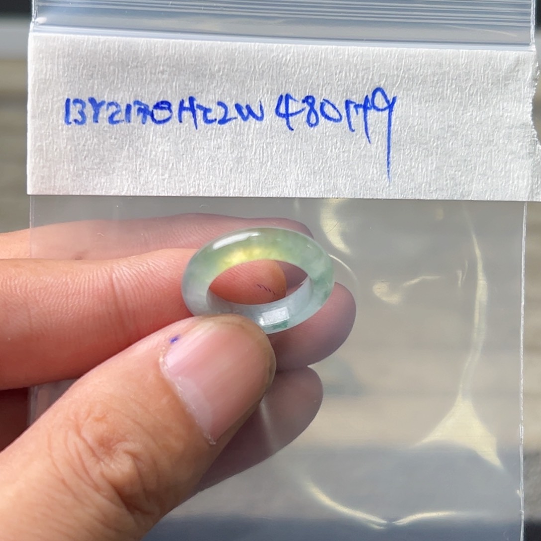 定制翡翠未镶嵌圈口9