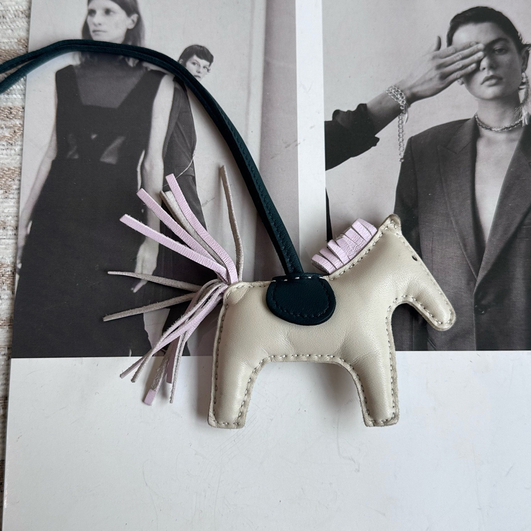 95新 Hermes/爱马仕 95新-Rodéo小马吊饰三拼色u刻小号