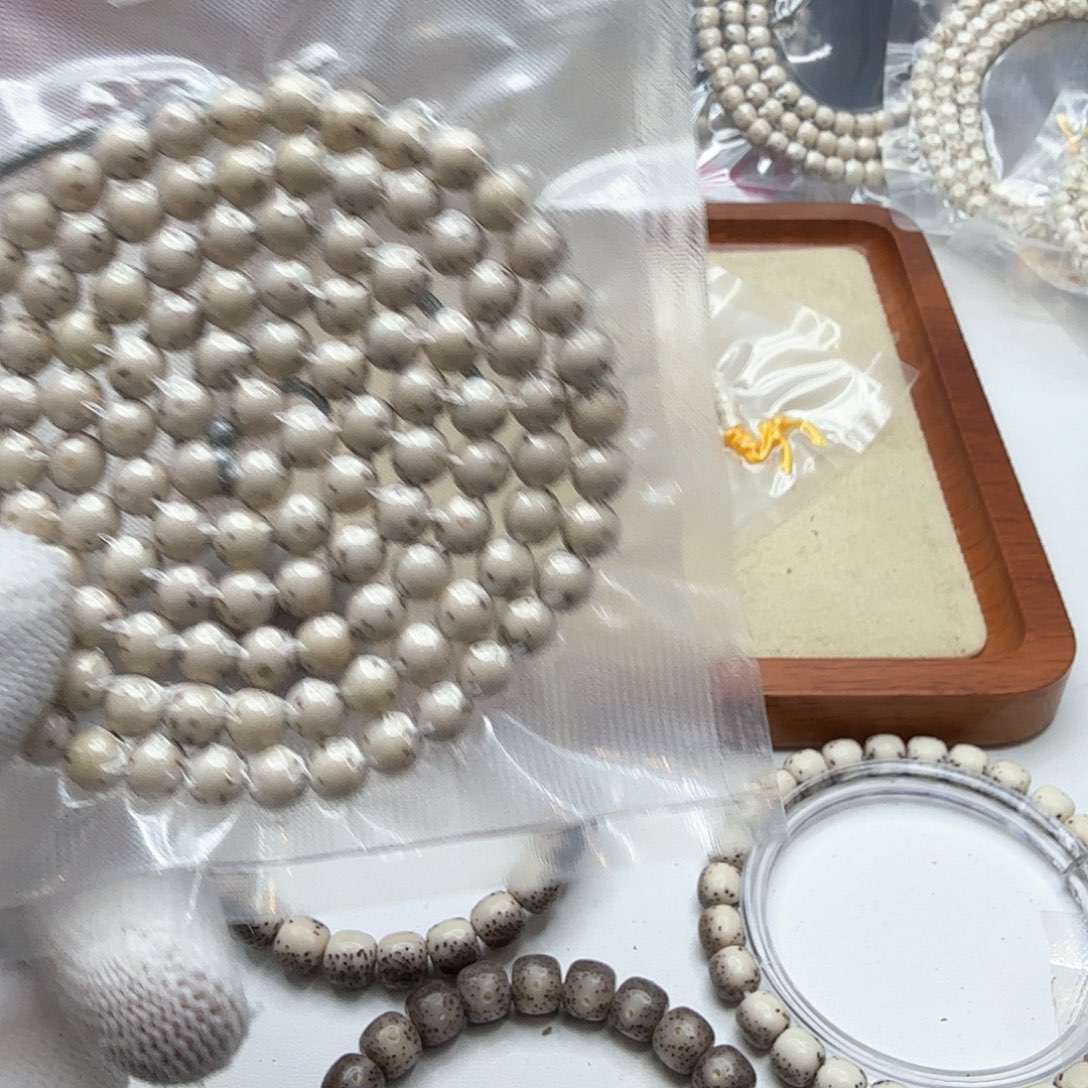 星月菩提吊坠21冰白大眼睛通6圆108