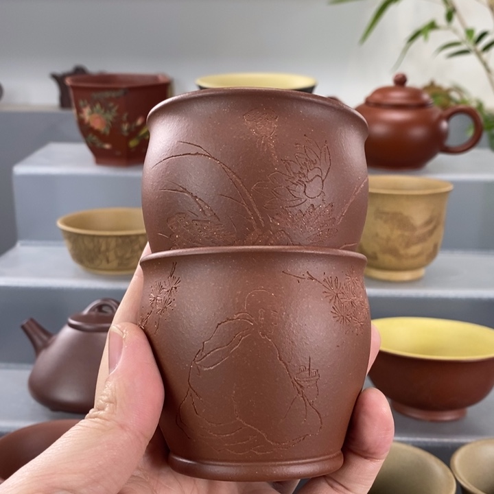 宜兴紫砂手工主人杯