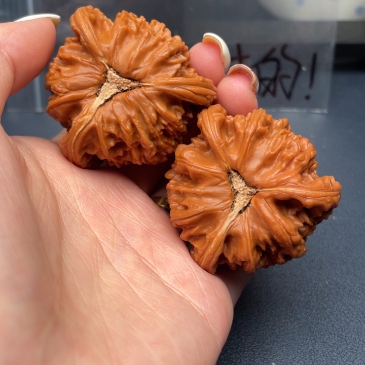 芜***租吊坠文玩核桃白狮子