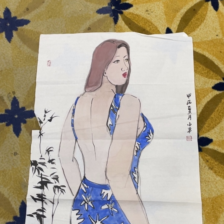 国画张老师作品555555555瑕疵