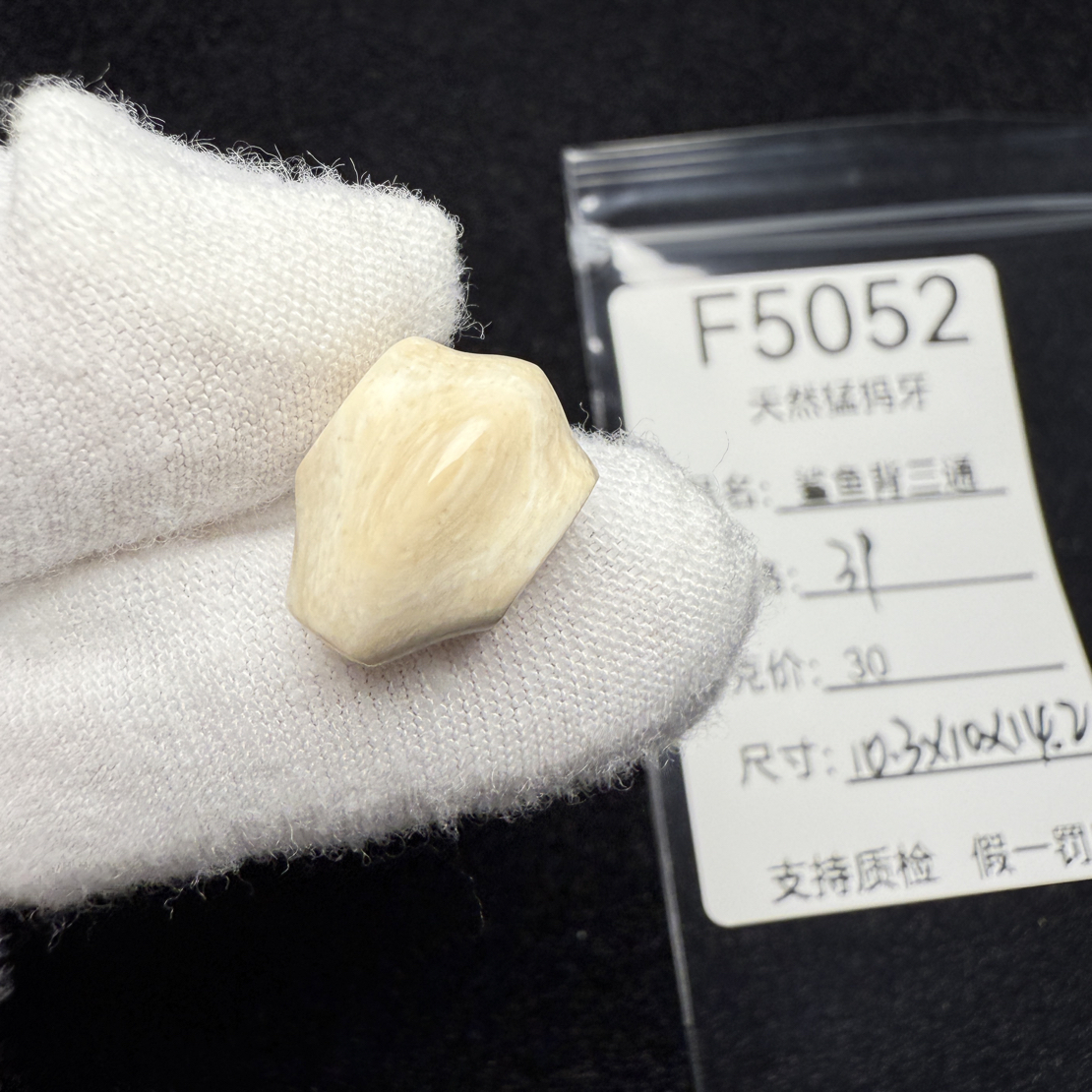 F5052猛犸象牙鲨鱼背一体三通冰料果冻料10.3*10*14.2mm