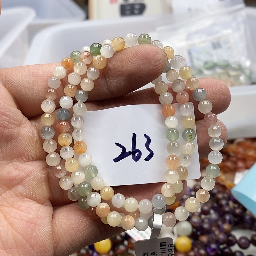 水晶手链未镶嵌天然