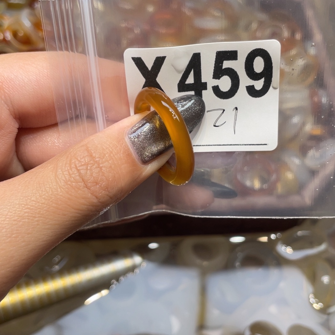 玛瑙/玉髓未镶嵌戒指459