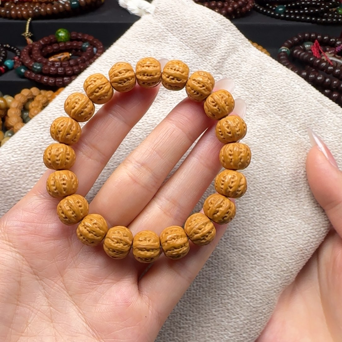 人***常猴头核桃手串猴头