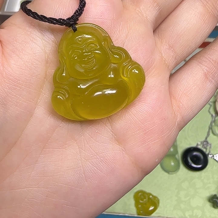 蛇纹石玉合金手链