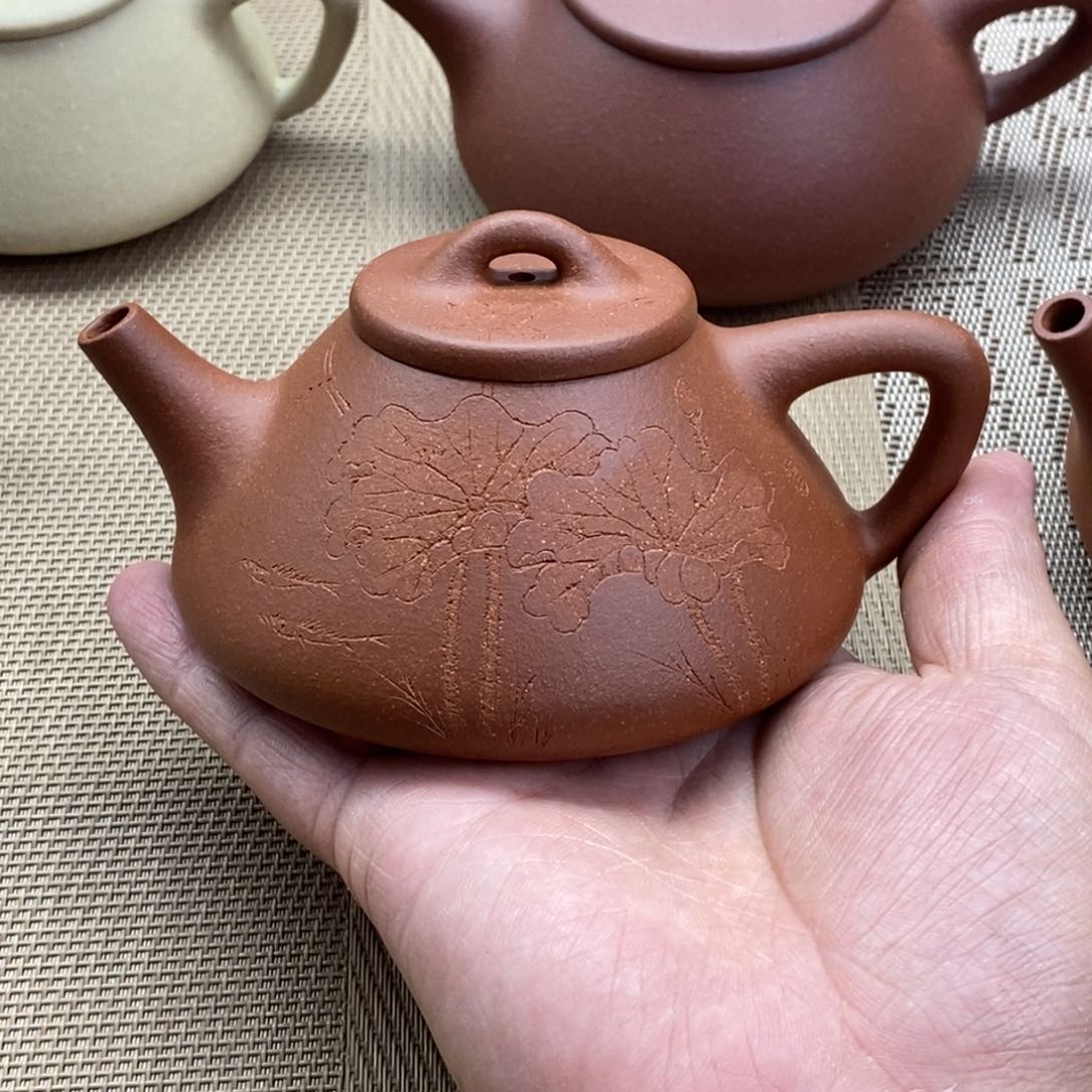 茶壶紫砂紫砂石瓢