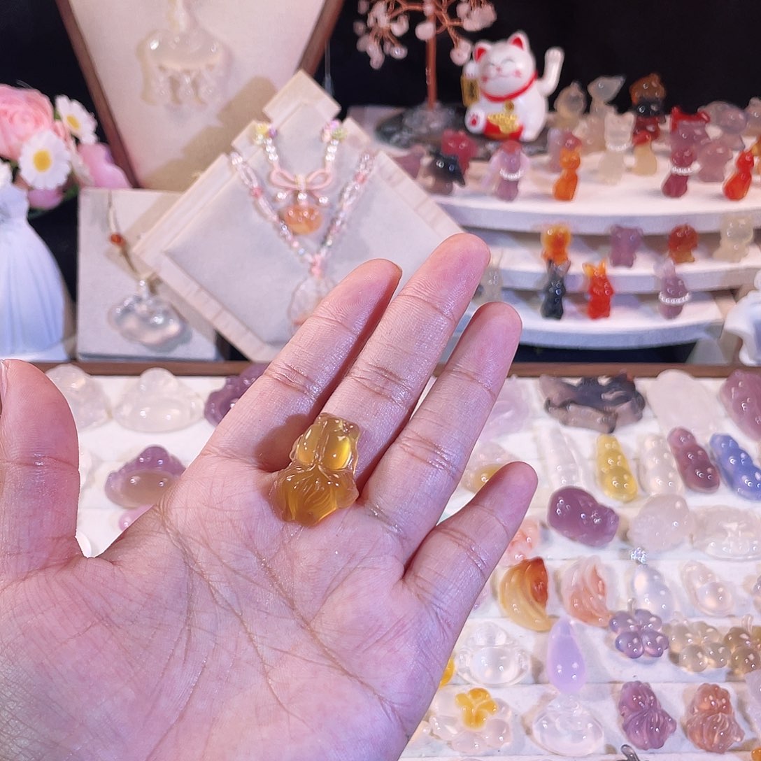 玛瑙/玉髓未镶嵌颈饰