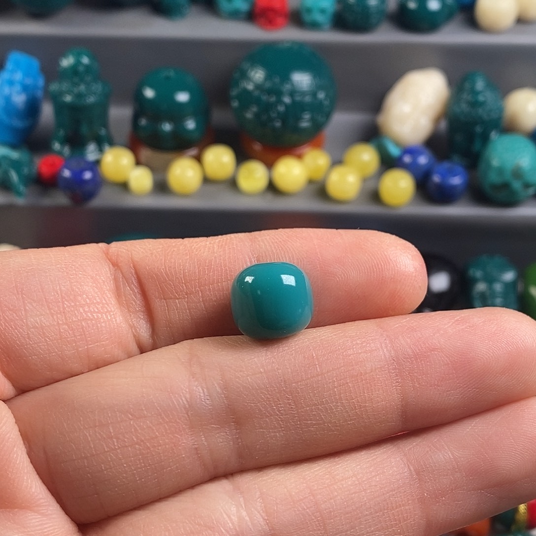 淡***`玻璃颈饰尺寸11左右