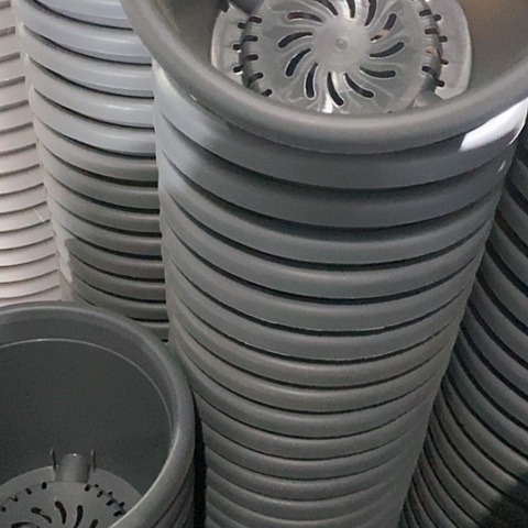 树脂四季3号灰黑无托10个