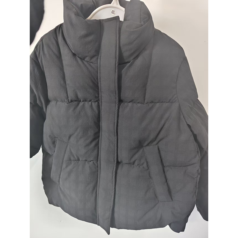 简约通勤时尚纯色羽绒服2025冬季新款宽松休闲百搭上衣