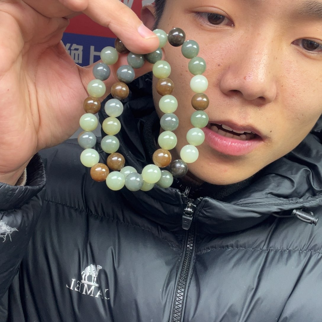 和田玉手链未镶嵌多样性拍一发一新疆楼兰卡10货头