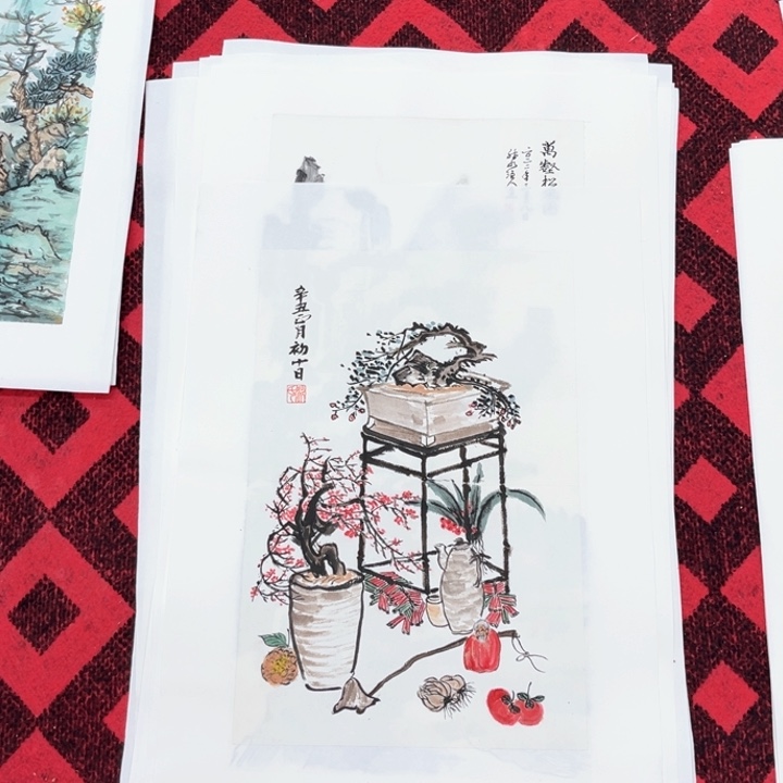 国画?****733/50纯手绘国画作品