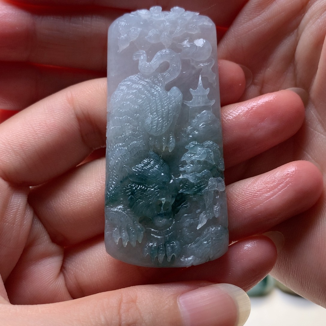 c****定制翡翠未镶嵌虎