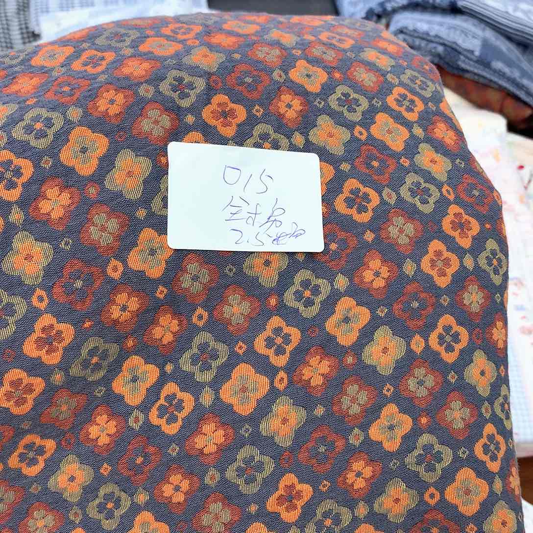 015全棉2.5米宽色织大提花双层纱A类