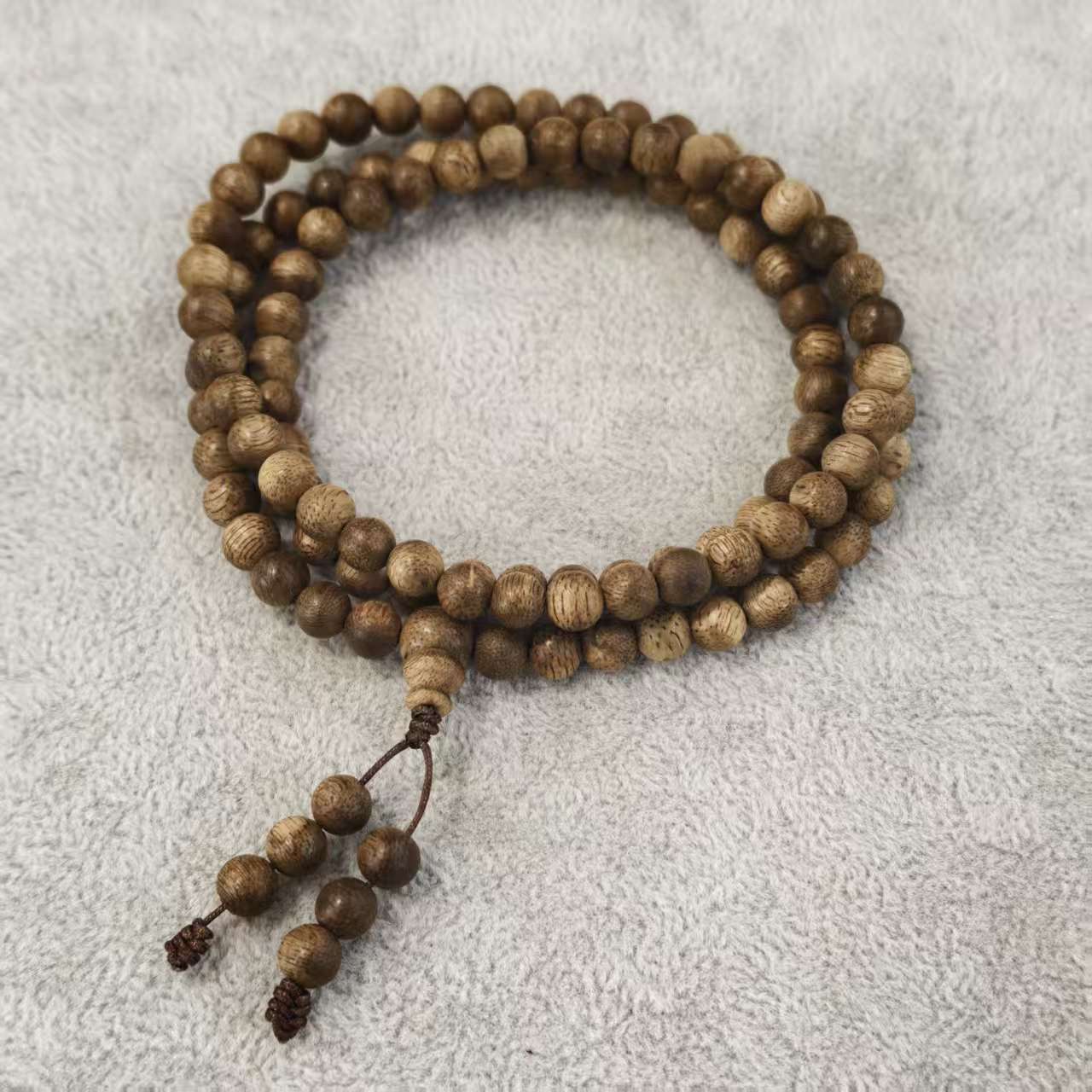 沉香【大胡子】柬埔寨菩萨沉香多圈手串 6mm左右