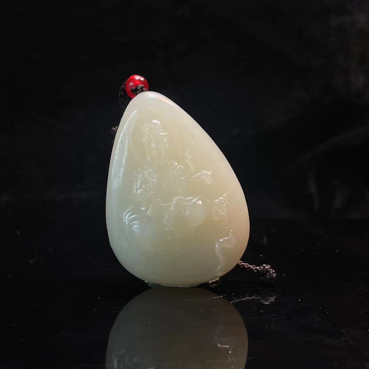 A117 和田玉吊坠 JG234016