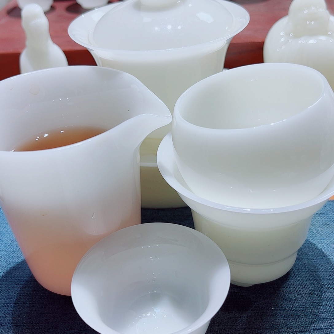 陶瓷素烧璞玉150cc加6杯套组安排