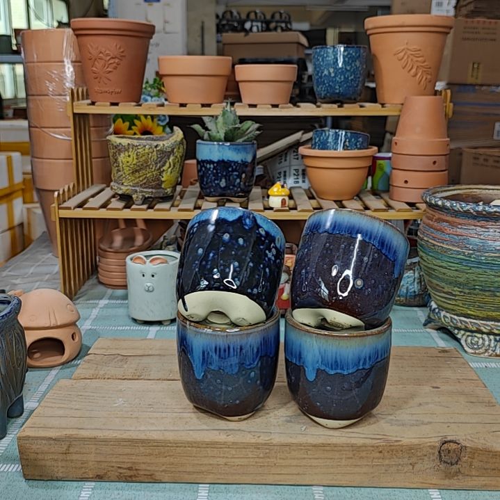 紫砂花盆粗陶花盆