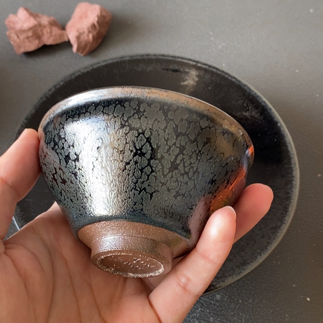 白***客茶盏建盏主人杯一只