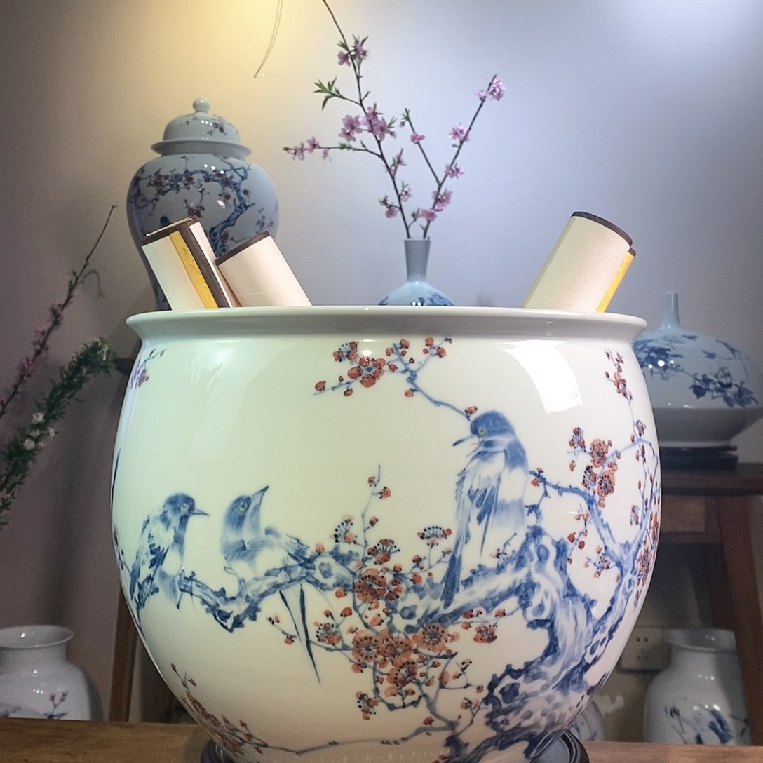 【闪购商品】景德镇陶瓷家用摆件帕*哥