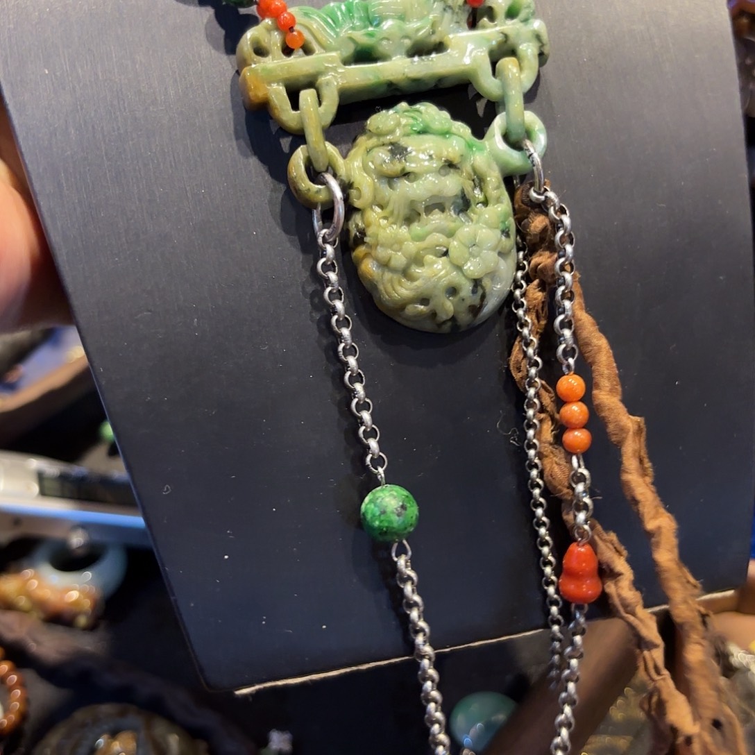 翡翠未镶嵌颈饰原创