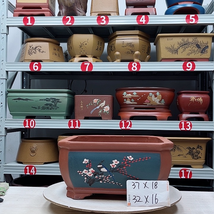 紫砂花盆紫砂花盆