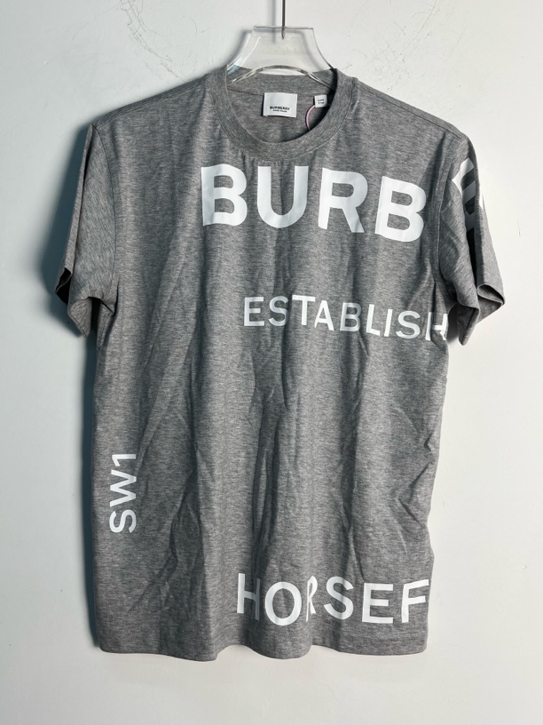 未使用 BURBERRY/博柏利 XXS码*1/Hofseferry 印花Logo短袖/07268
