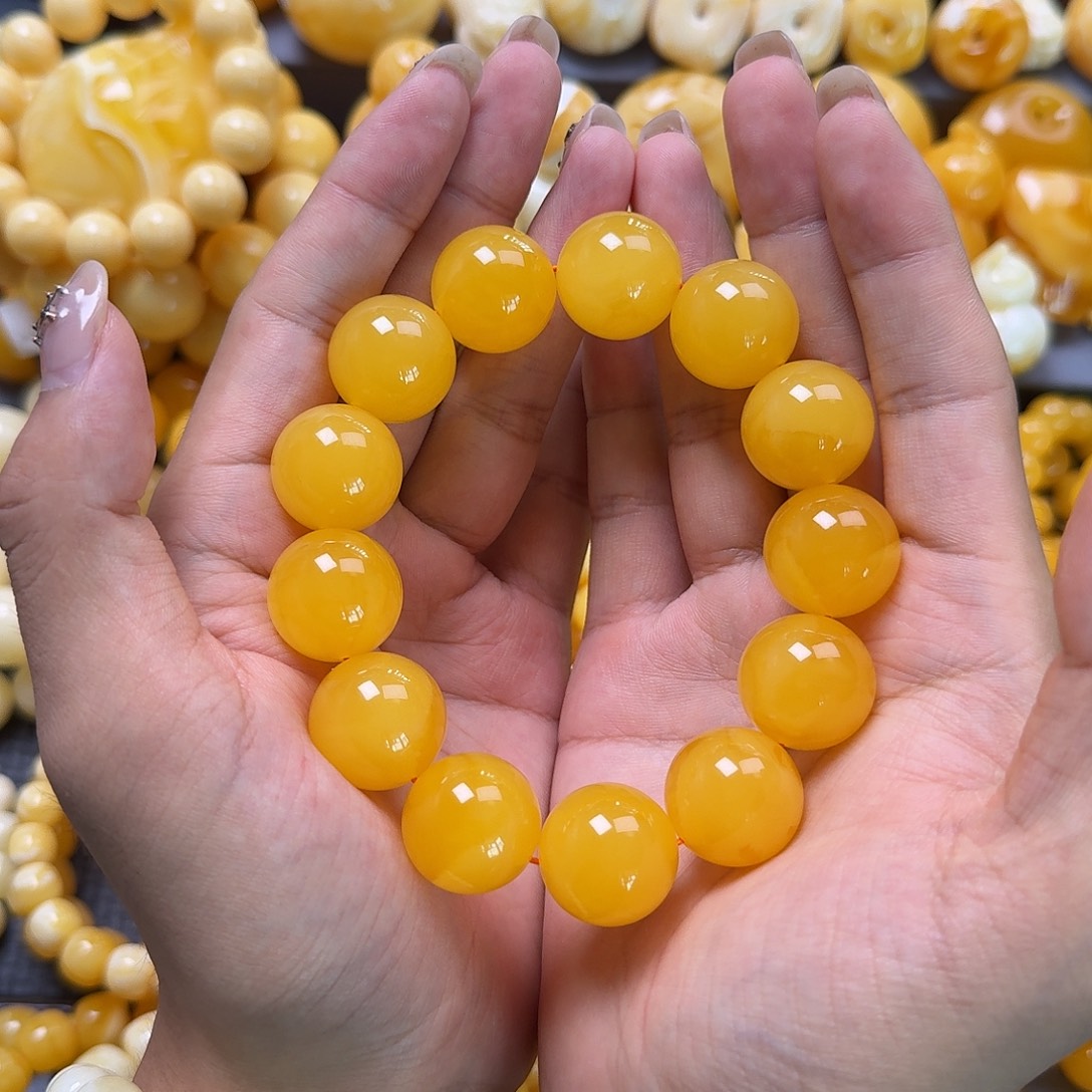 未镶嵌蜜蜡珠宝奇石同料20mm