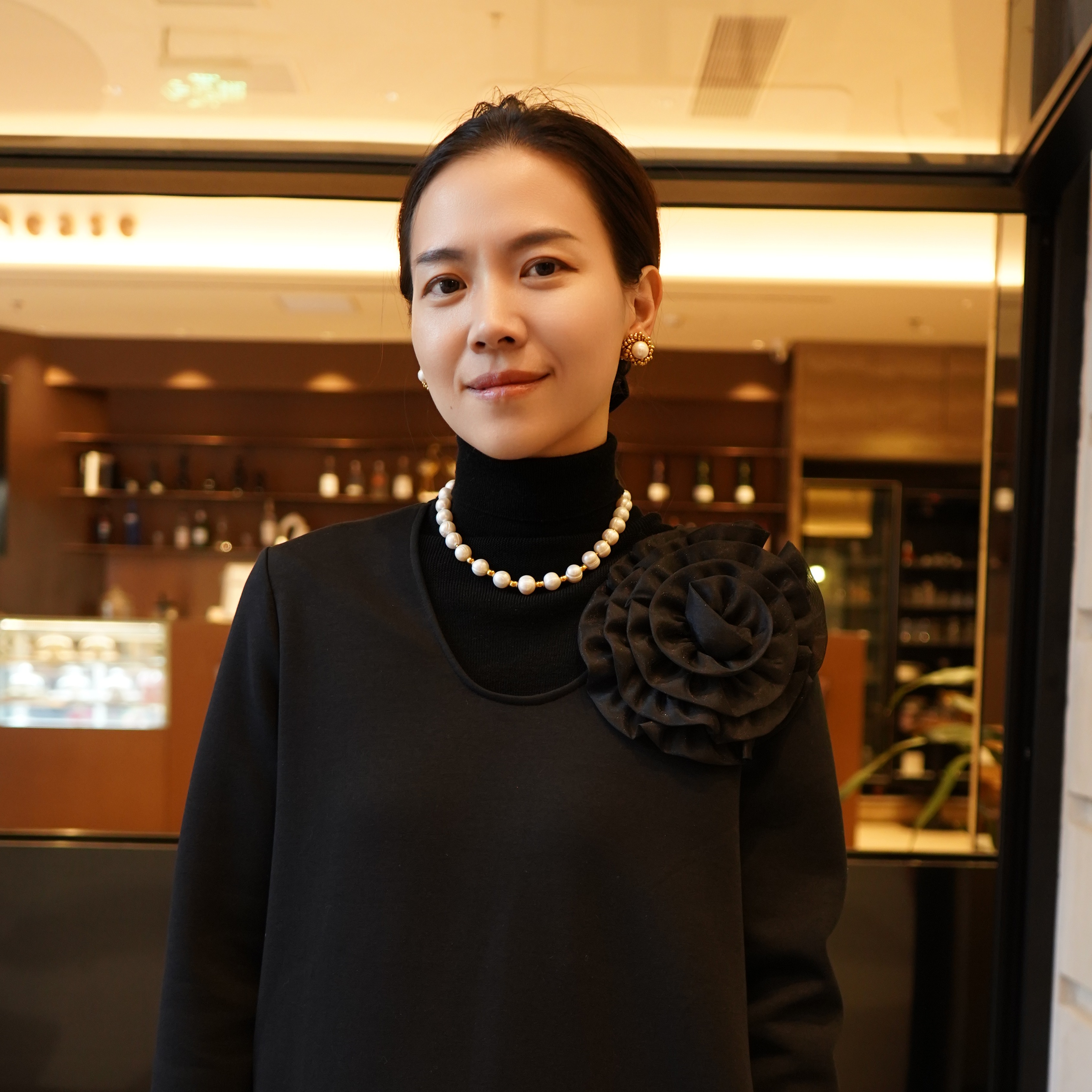 手工定制玫瑰连衣裙