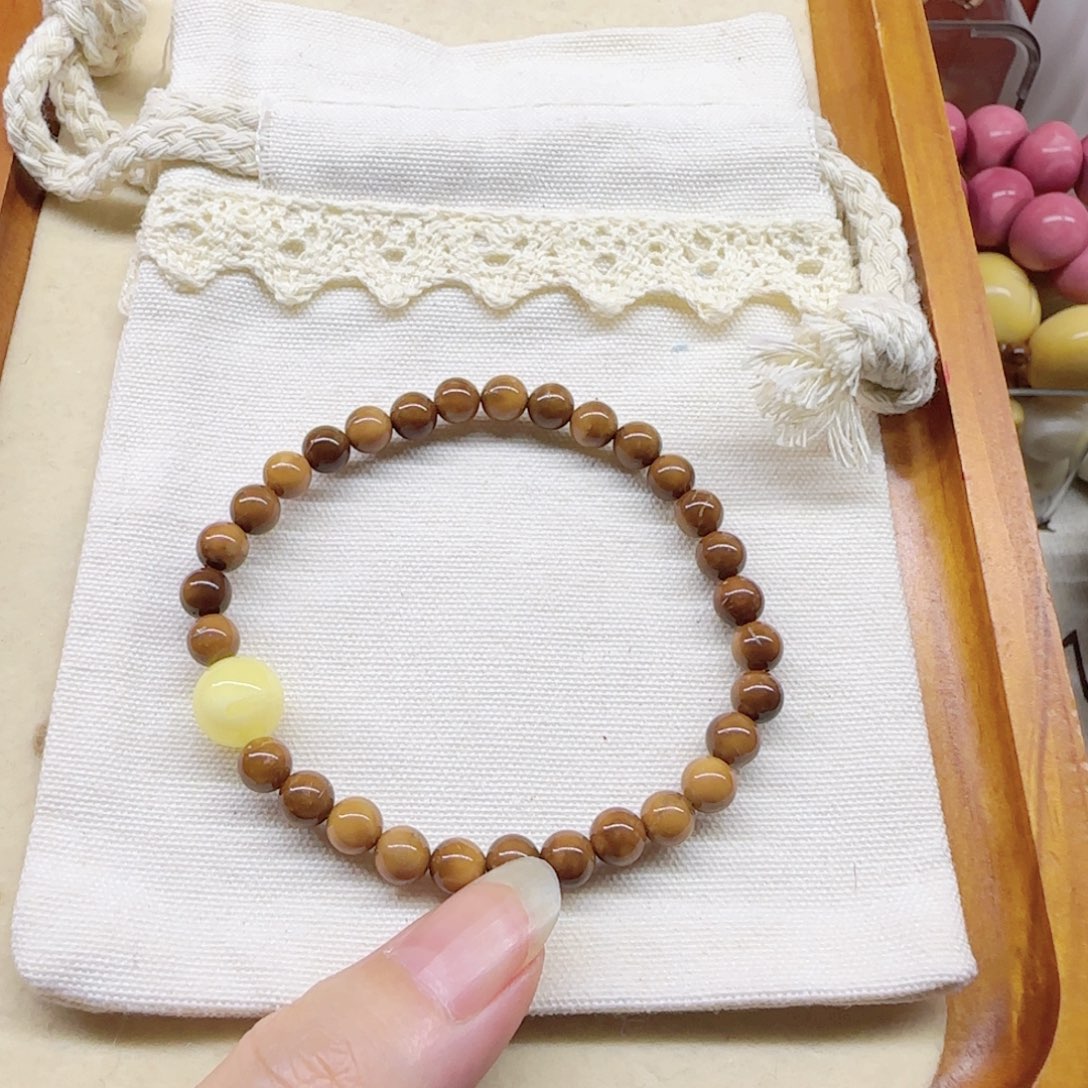 兰***因卡6库克单圈加蜜蜡