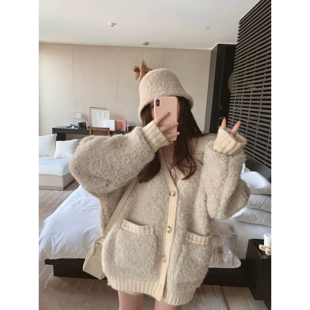 【181-240】秋冬大码开衫女