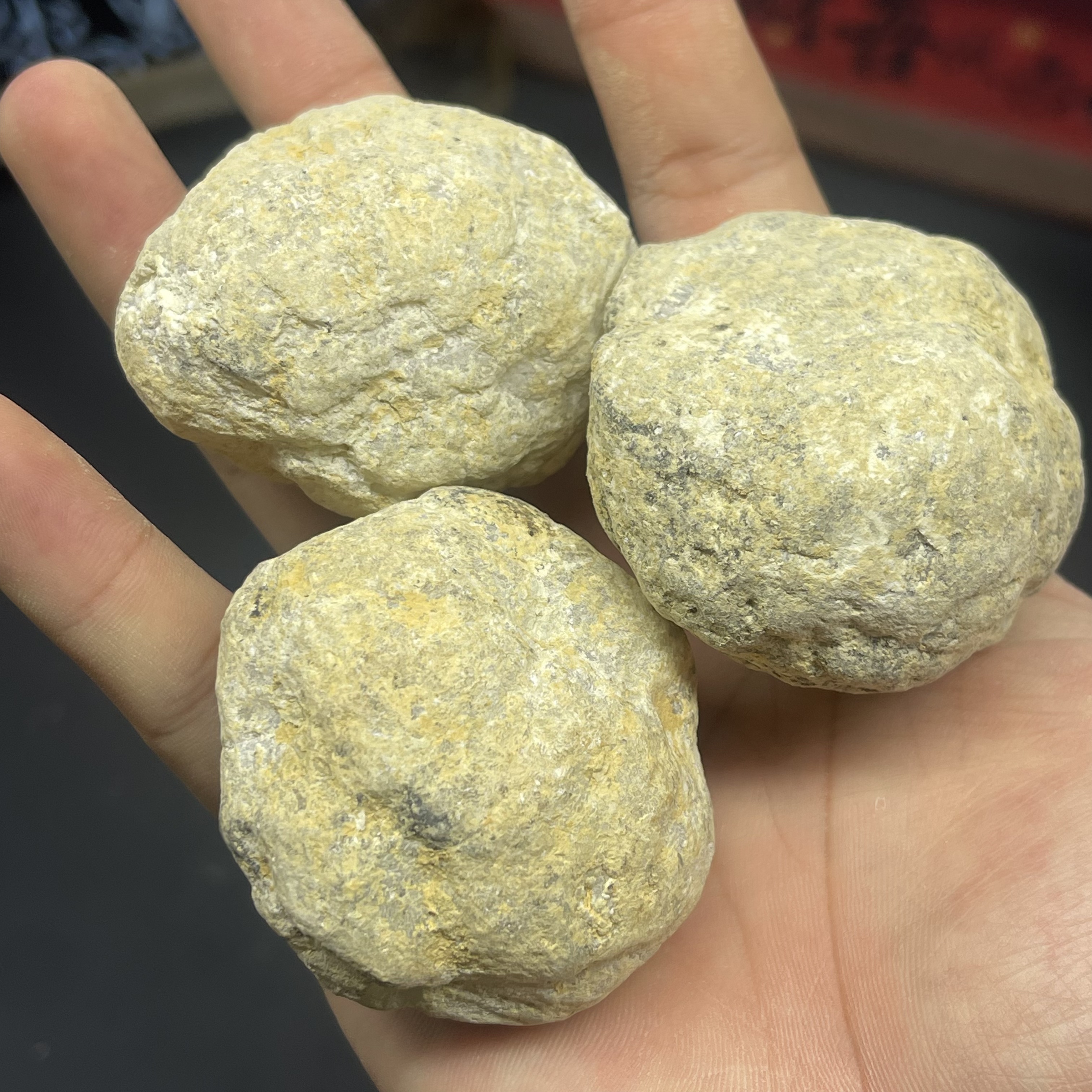 天然摩洛哥墨西哥白晶洞石家用大号创意桌面摆件