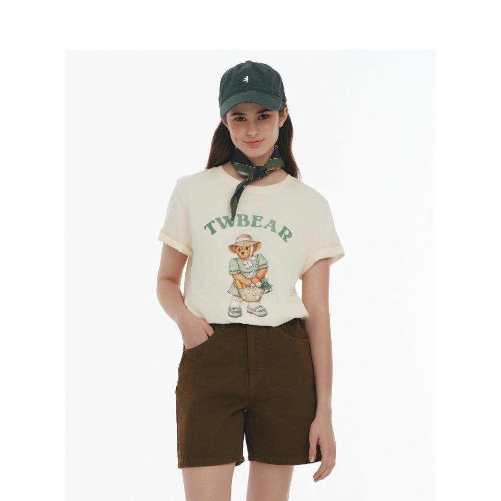 Teenie Weenie小熊印花T恤女TTRA25M502Z