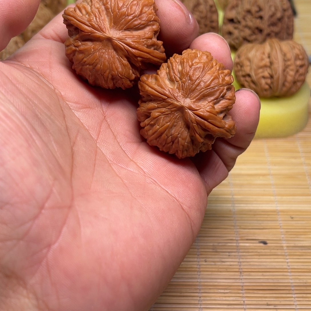 把件桃核全品无修磨盘40尺