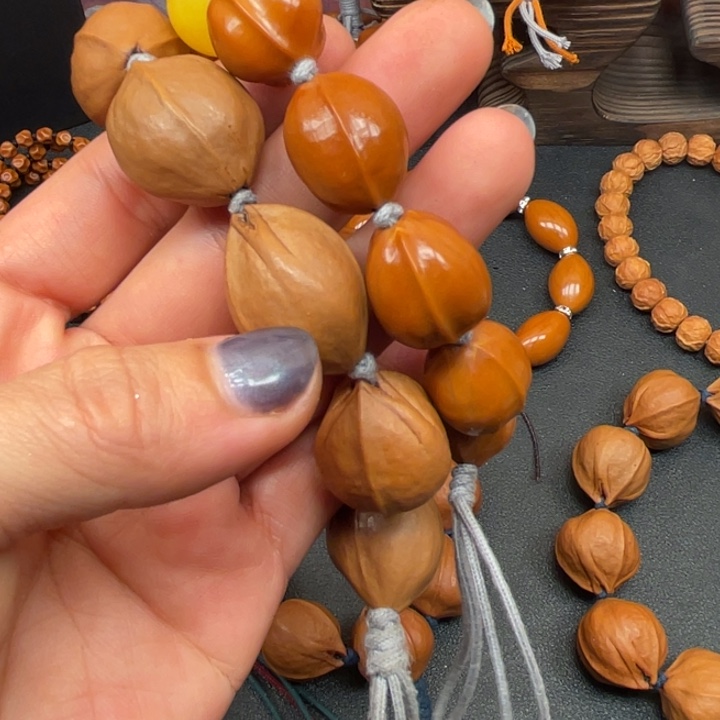 聖***羅手串/手链橄榄核梅林铁核2026