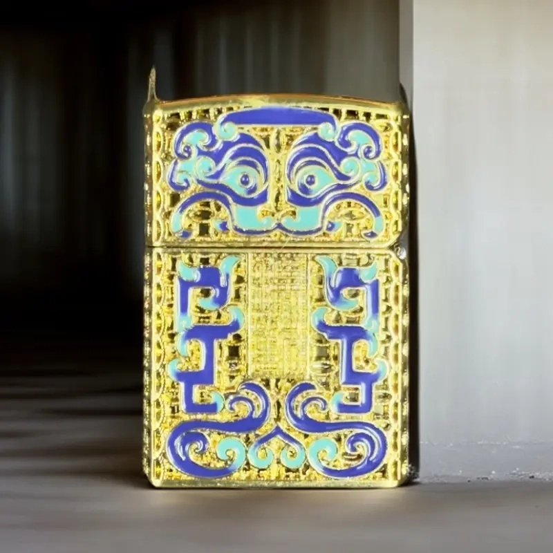 【祥云瑞兽金】防风打火机