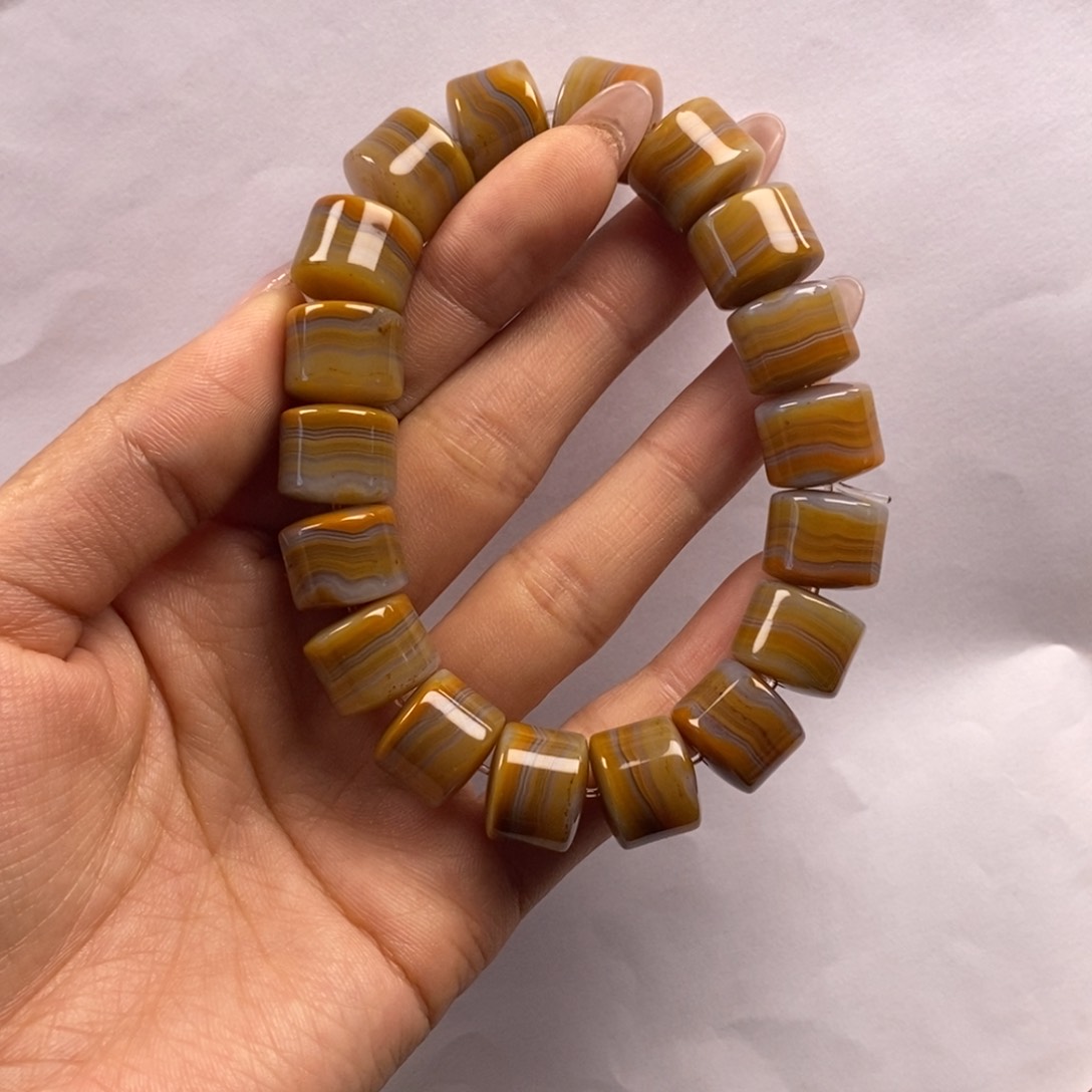 玛瑙/玉髓手链未镶嵌华****6