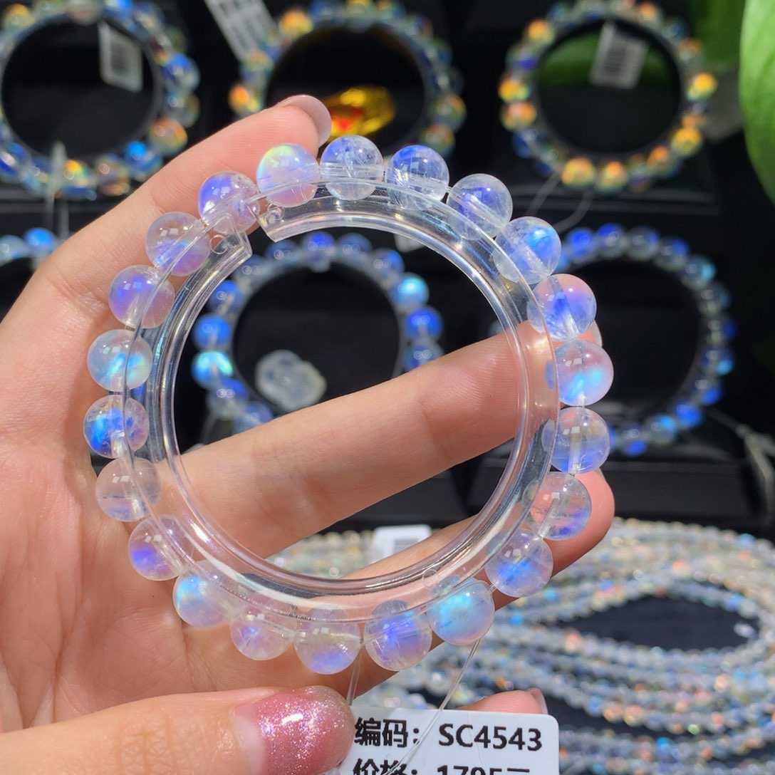 月光石手串未镶嵌SC4543#8.5mm