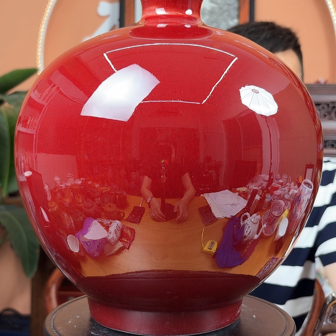 景德镇陶瓷手工石榴请