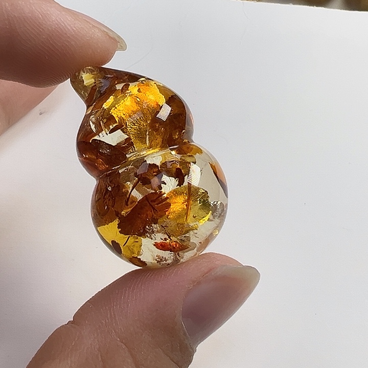 琥珀（花珀）未镶嵌颈饰