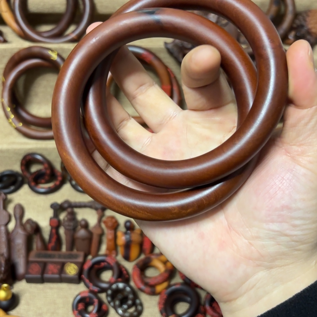 s***丁枣木雷击枣木乾坤圈内径8.5